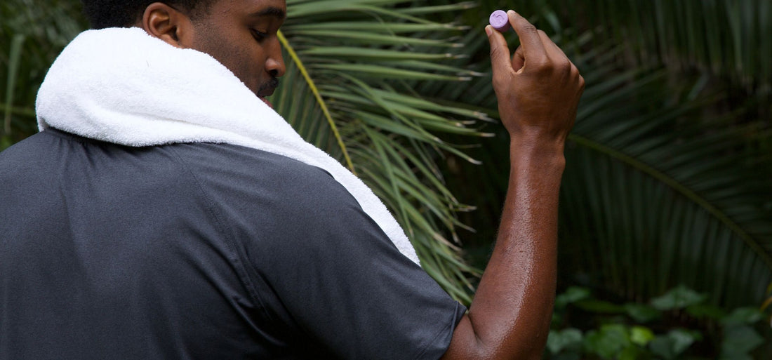 Post-workout shower with hai relax infusion